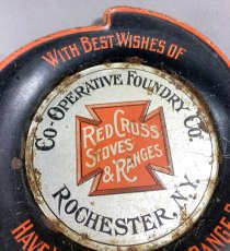 画像4: 1910's ★Red Cross Stoves & Ranges Co. - N.Y.★ Steel Ashtray (4)