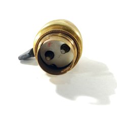 画像4: 1930's Brass Lamp Socket【B22】 (4)