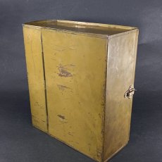 画像4: 1930's "ASCO N.Y." Steel File Box【 FAT !! 】 (4)