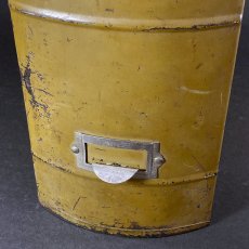 画像3: 1930's "ASCO N.Y." Steel File Box【 FAT !! 】 (3)