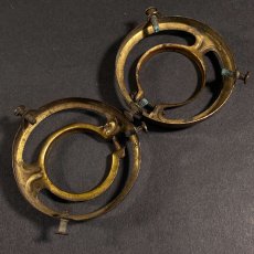 画像4: 1890-1910's Brass Shade fitters light fixture parts 【2個セット】 (4)