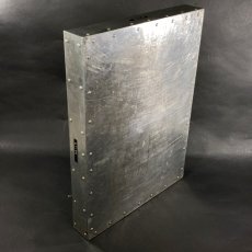 画像12: 1930-40's "Machine Age" Aluminum Riveted Parts Box (12)