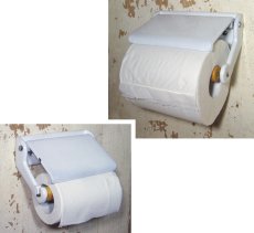 画像4: 1920-30's German-Deco "Cast-Iron" Toilet Paper Holder (4)