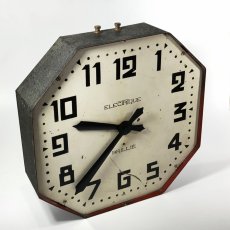 画像2: 1920-30's ☆BRILLIE☆ French Octagon Wall Clock  【特大です】 (2)