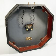 画像14: 1920-30's ☆BRILLIE☆ French Octagon Wall Clock  【特大です】 (14)