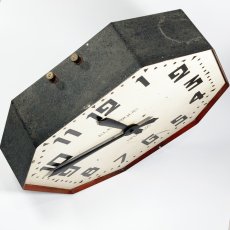 画像13: 1920-30's ☆BRILLIE☆ French Octagon Wall Clock  【特大です】 (13)