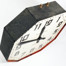 画像11: 1920-30's ☆BRILLIE☆ French Octagon Wall Clock  【特大です】 (11)