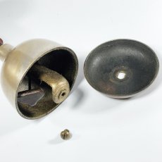 画像7:  Early-1900's ★BELL★ built-in Bell Doorknob  （＊音の動画有り） (7)