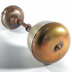 画像4:  Early-1900's ★BELL★ built-in Bell Doorknob  (4)