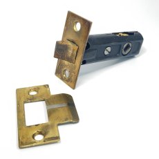 画像1: Antique Door Lock Latch & Strike　 【ドアノブ用パーツ】 (1)