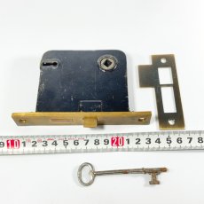 画像2: 1920's【SARGENT】Door Lock Latch Set　 【ドアノブ用パーツ】 (2)