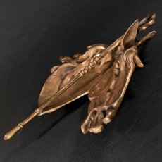 画像4: 1920-30's Bronze Horse Head Ashtray / Jewelry Tray (4)