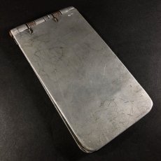 画像7: 1910-30's “超ミニ” Aluminum Clipboard (7)