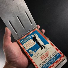 画像3: 1910-30's “超ミニ” Aluminum Clipboard (3)