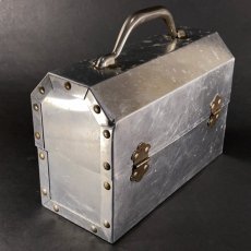 画像4: 1930's "Riveted Aluminum" Lunchbox (4)