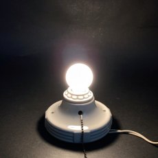 画像6: 1930's Art Deco Porcelain Bare Bulb Light (6)