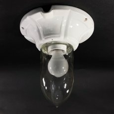 画像3: 【超特大】  1920-30's German Art Deco【Glass＆Porcelain】Ceiling Light (3)