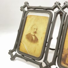 画像2: 1890-1910's German Art Nouveau “Bamboo” Photo Frame  (2)