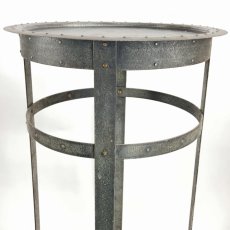 画像10: 1910-20's German “Riveted Steel ” Flower Stand /Side Table (10)