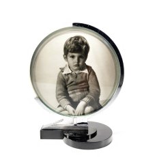 画像1: ★ The Dura Co.★　 1930's “Round” Photo Frame  【BLACK】 (1)