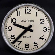 画像2: 【超特大！】  1940's ★BRILLIE★ French Wall Clock (2)