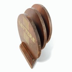 画像4: =LETTERS=　 1930's【ART DECO】Wooden Letter Holder (4)