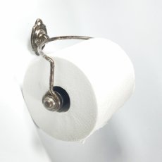 画像6:  1920's Solid Steel Frame Toilet Paper Holder (6)