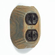 画像1: 【処分品】  1920's Surface Mount Outlet (1)