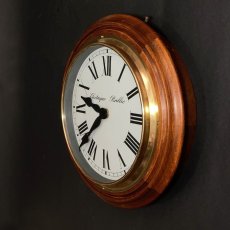 画像4: 1890-1910's ★BRILLIE★ French Wooden Wall Clock 【Mint Condition】 (4)