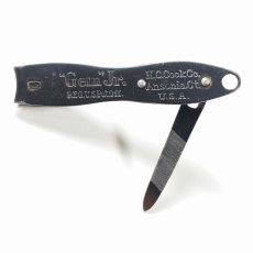 画像2: 1920-30's Steel Nail Clipper [Key Holder]  (2)