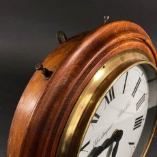 画像3: 1890-1910's ★BRILLIE★ French Wooden Wall Clock 【Mint Condition】 (3)