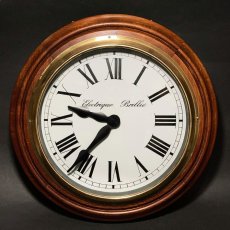 画像2: 1890-1910's ☆BRILLIE☆ French Wooden Wall Clock 【Mint Condition】 (2)