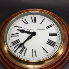 画像5: 1890-1910's ★BRILLIE★ French Wooden Wall Clock 【Mint Condition】 (5)