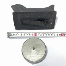画像7: 1940-50's "STREAMLINE" Iron Tape Dispenser 【Black】 (7)