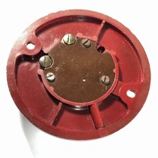 画像5: 1920-30's   ★ Art Deco ★  “ROUND” Bakelite Switch  【Wine Red】 (5)