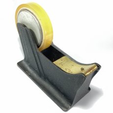 画像5: 1940-50's "STREAMLINE" Iron Tape Dispenser 【Black】 (5)