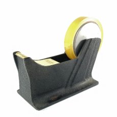 画像1: 1940-50's "STREAMLINE" Iron Tape Dispenser 【Black】 (1)