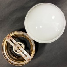 画像4: 1920's Art Deco "Milk Glass" Ceiling Light  (4)