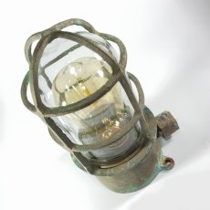 画像3: 1930-40's "Explosion Proof" Bronze Ship's Sconce (3)