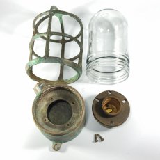 画像7: 1930-40's "Explosion Proof" Bronze Ship's Sconce (7)