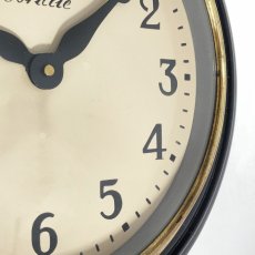 画像7: 1910's ☆BRILLIE☆   French Art Deco Wooden Wall Clock  【Gold×Black】 (7)