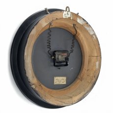 画像14: 1910's ★BRILLIE★   French Art Deco Wooden Wall Clock  【Gold×Black】 (14)