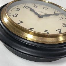 画像10: 1910's ☆BRILLIE☆   French Art Deco Wooden Wall Clock  【Gold×Black】 (10)