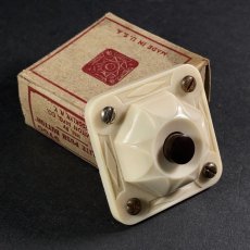 画像1: 1930's Bakelite Bell Switch【DEAD-STOCK】 (1)