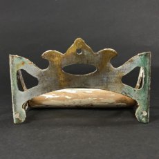 画像3: 1890-1910's Victorian “Shabby Chic” Brass Toilet Paper Holder (3)