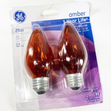 画像2: ★新品（開封済み - 未使用品）★   Candle Light Bulb　 ラスト -【2個 = 1パック】 (2)