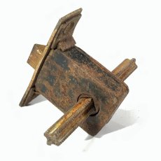 画像2: 【処分品】 1910-30's Iron Mini Latch with Doorknob Shaft (2)