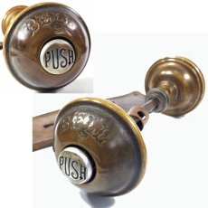 画像5: ★BELL★PUSH★  1900's "COMBINATION" Door Knob ＆ BELL   【Complete Set】 (5)