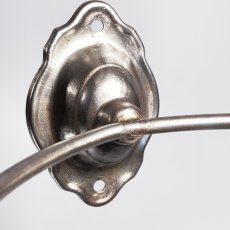 画像6:  1920's Solid Steel Frame Toilet Paper Holder (6)