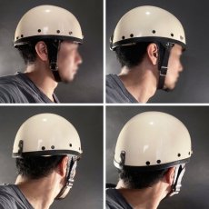 画像10:  ★ HARLEY-DAVIDSON ★  1950-60's Vintage Helmet  “ROAD RIDER” by McHAL (10)
